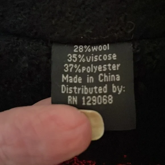 Desigual Wool Blend Coat-Sz Medium - Picture 6 of 8